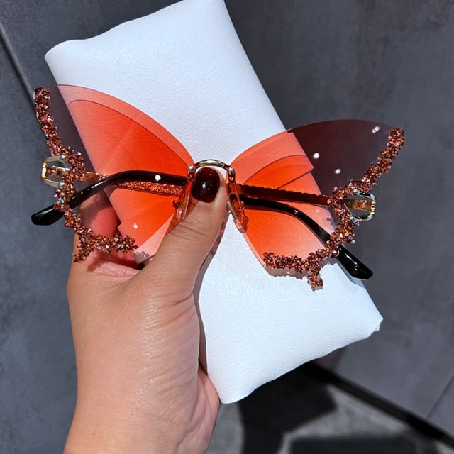 Diamond Butterfly Sunglasses