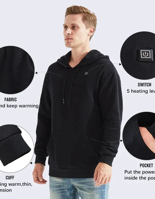 Load image into Gallery viewer, Unisex USB Heating Hoodies
