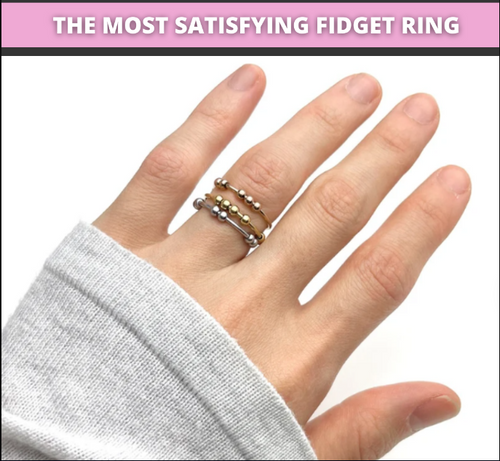 Load image into Gallery viewer, Fidget Beads Ring
